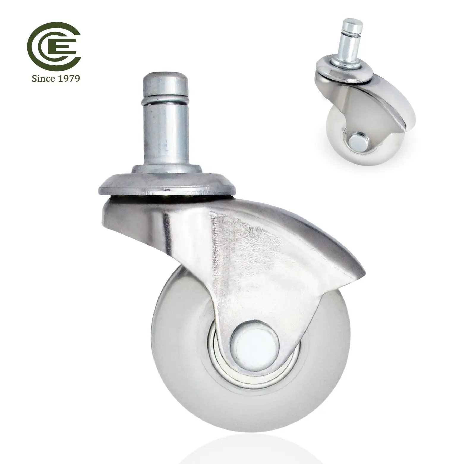 CCE Caster 2 Inch PVC Nội Thất Chân Con Lăn Bàn Ghế Bánh Xe