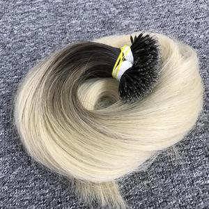 Yüksek kalite 100% bakire saç toptan doğal düz büyük stok vietnamca İŞLENMEMİŞ SAÇ Nano ucu ile boyalı insan saçı - Product Image 4