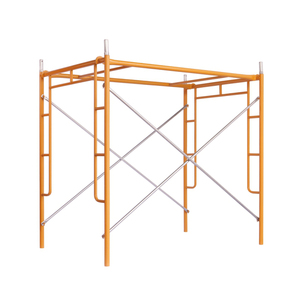 Sistema de andamio de marco para uso en construcción, pintura de andamio de Marco H móvil, galvanizado en caliente en venta - Product Image 1