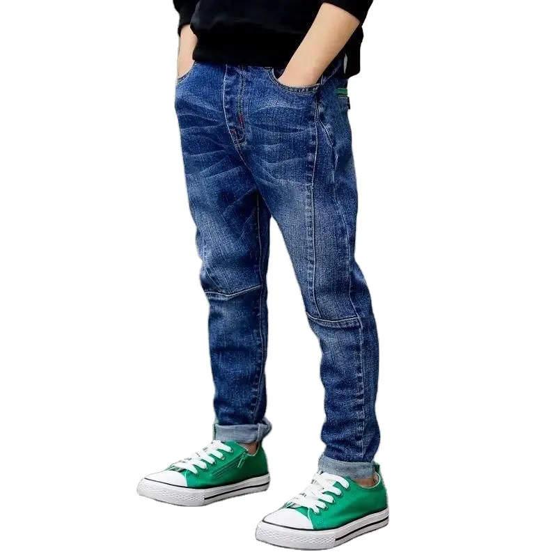 Exklusive Jungen Jeans Jeans Hose Kinder Kleidung Baumwolle/Spandex Großhandel OEM Export orientierte Qualität Custom Design
