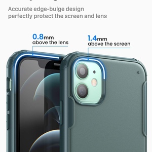 LISEN koruyucu henüz Ultra ince iPhone 11 için kılıf sert plastik PC kapak gelişmiş damla koruma çizilmeye dayanıklı kavrama telefon kabuk - Product Image 4