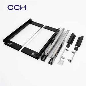 OEM Schubladensystem Schrank-Schubladensystem Doppelwandige Schubladen mit Soft-Close-Funktion 84 116 167 199 mm Höhe Schubladenschiene - Product Image 2