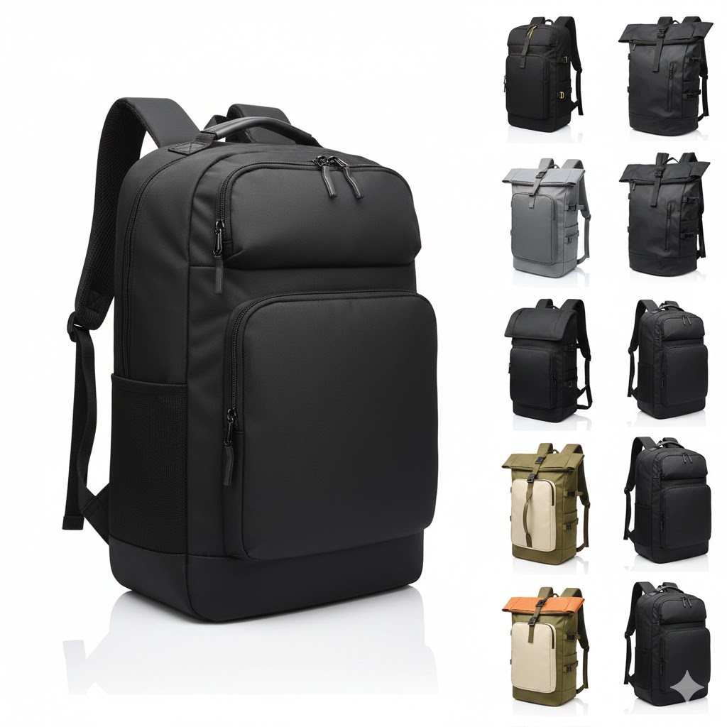 Plusieurs couleurs disponibles (noir, gris, vert, orange, etc.)