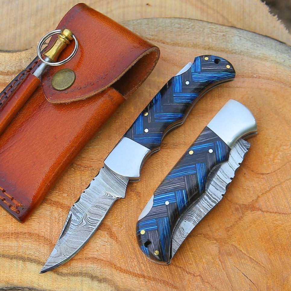 Blue & Black Wood