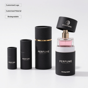 批发定制标志可生物降解精油瓶包装管纸板香水化妆品纸管 - Product Image 1
