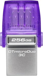 Kingston DataTraveler microDuo 3C 64GB 128GB 256GB USB-<strong>C</strong> &amp; USB-<strong>A</strong> <strong>Flash</strong> Drive Speeds up to 200 MB/s USB 3.2 Gen 1 Duo Connector - Product Image 6