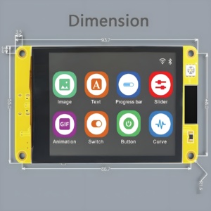 Modulo Display LCD ESP32 TFT da 3.2 pollici con interfaccia Driver SPI Touch Screen XPT2046