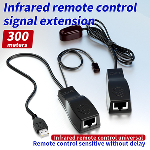 Spenfily TV Set-Top Box hồng ngoại RJ45 Hidden âm thanh video Repeater điều khiển 2 thiết bị vật liệu nhựa 16x10x3cm 0.25kg tư nhân - Product Image 6