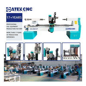 Hoch leistungs 1530-3T Drei-Prozess-CNC-Holz drehmaschine CNC-Automatik-Holz drehmaschine - Product Image 2