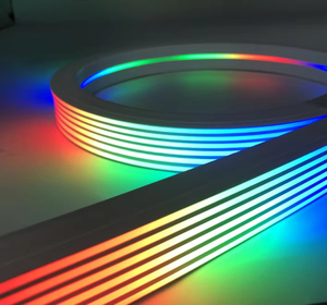 Addressable RGB เปลี่ยนสีได้ dreamlite สำหรับร้านค้าชื่อโลโก้ป้ายนีออนตัวอักษรกลางแจ้งป้ายไฟนีออน LED แบบกำหนดเอง