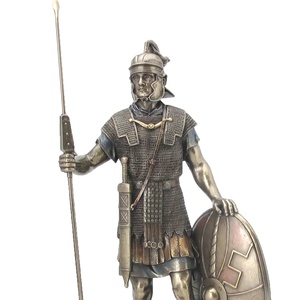 VERONESE DESIGN-โรมันนักรบหอกและ SHIELD - COLD CAST BRONZE - OEM - Product Image 1