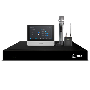 QNEX Sistema de transmisión de audio y video en red Control de dispositivos multimedia integrado