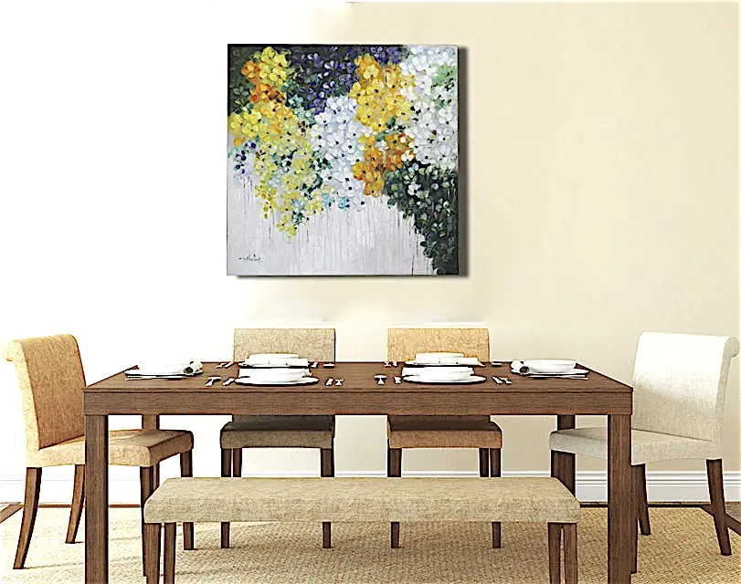 Fioriere fiori artificiali vasi paesaggio moderno dipinti cucina all'aperto case pittura murale ali baba $ decorazioni per la casa accesspr