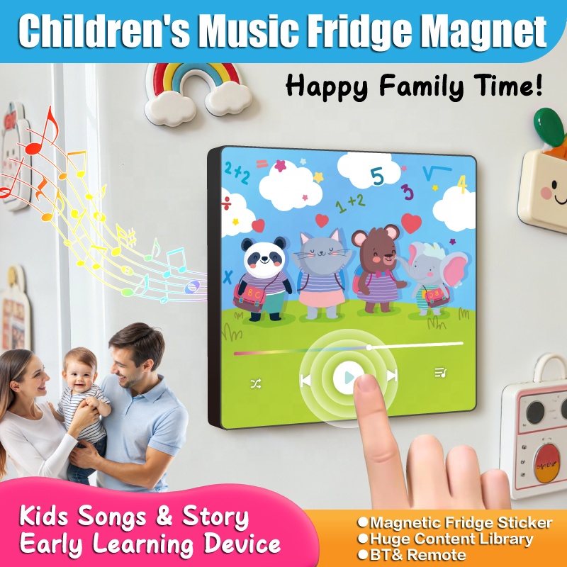 Aimant de réfrigérateur audio pour enfants
