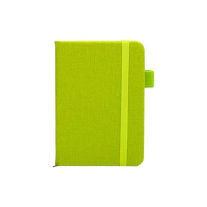 Colorful Fabric A7 <strong>Notebook</strong> <strong>with</strong> <strong>Elastic</strong> Strap Compact &amp; Portable Perfect for Students - Product Image 1