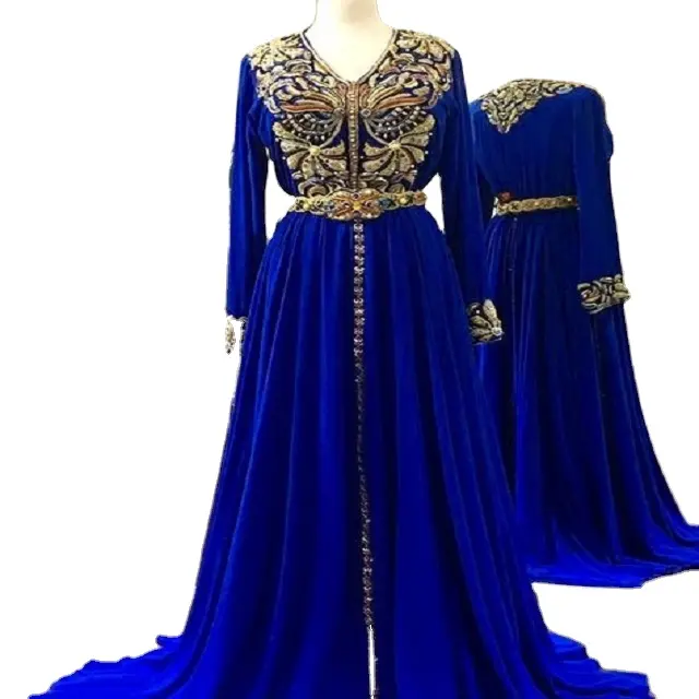 Vestido largo de satén con estampado personalizado para mujer, caftán Abaya de Salwar, Juba musulmana, Arabia Saudita, Dubái