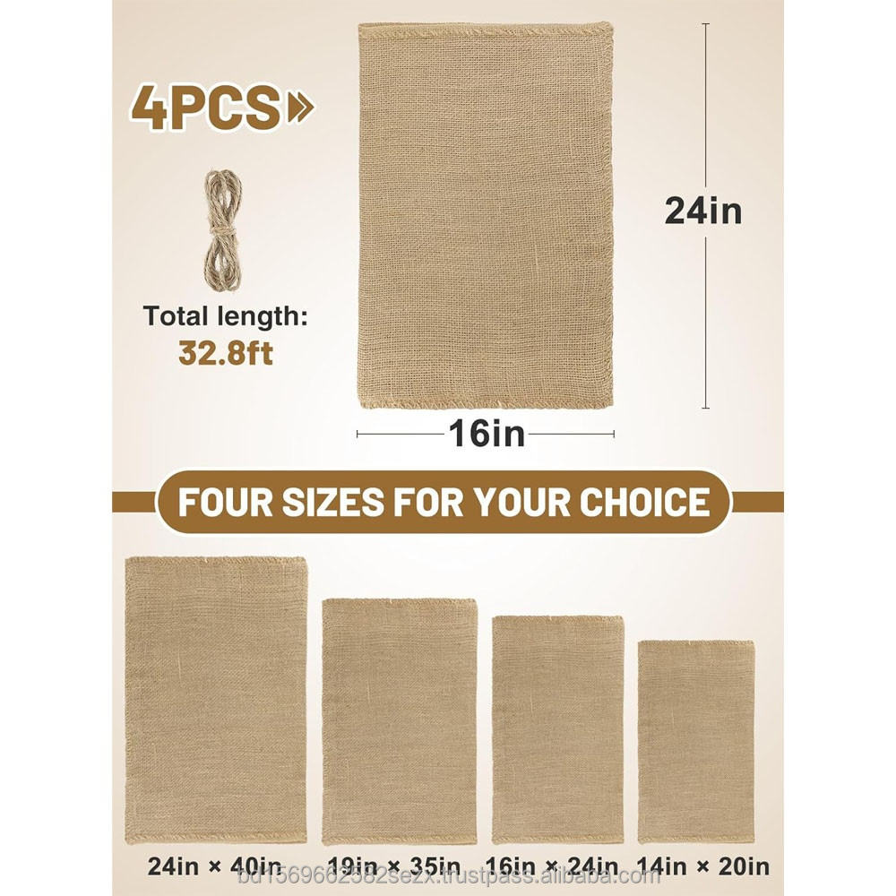 100% NATURAL JUTE COLOUR