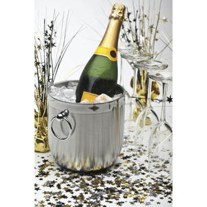 Thép không gỉ Champagne Máy làm lạnh Bộ đồ ăn hiển thị lớn mát rượu vang và kim loại Xô đá với giá thị trường cạnh tranh - Product Image 2