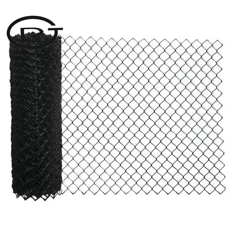 Recinzione a catena in plastica nera personalizzata per campo da basket e rete protettiva