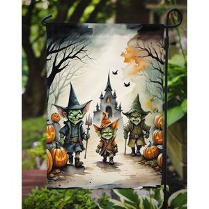 Yêu Tinh Halloween vườn Cờ Ma Quái Hộp Thư trang trí sân Banner cho Patio tác phẩm nghệ thuật nhiều màu hoa giường kích thước - Product Image 3