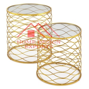 Último diseño Visionnaire contemporáneo de lujo oro Acero inoxidable apilable mesa de anidación mármol superior mesa de centro para la vida - Product Image 6