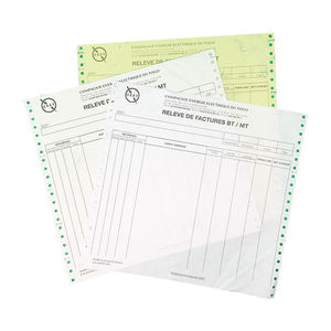 Calidad Superior al por mayor ordenador A4 A3 tamaño copia formulario factura 2 3 4 capas papel de impresión continuo sin carbón