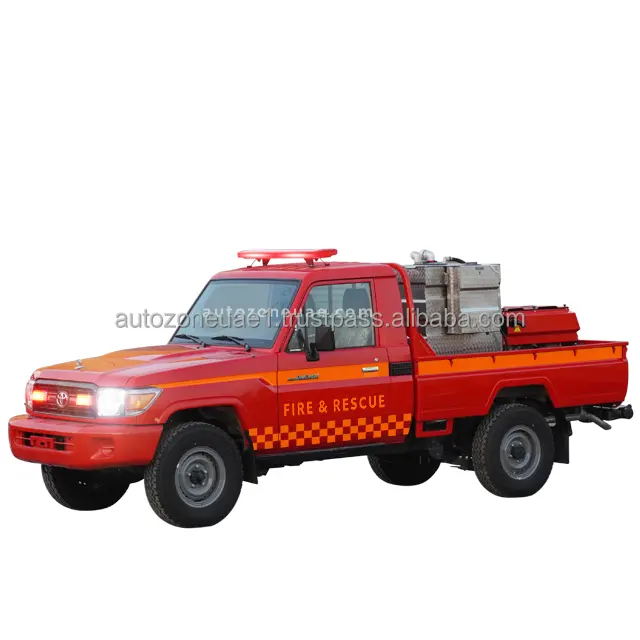 Yangın ve kurtarma aracı marka yeni yüksek kalite 4x 4 yangın söndürme kamyonu satılık