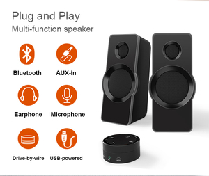Venta caliente buen sonido fácil de contactar TV con cable útil sistema de juegos popular computadora de escritorio de gama alta 2,0 PC altavoz Bluetooth - Product Image 6