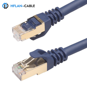 Cat 5 Patch Cord 4 pares UTP FTP STP SFTP Strand Solid CCA 24Awg 26Awg 28Awg 30Awg Cat5E Cat5 Cable de conexión Ethernet 1m-100M - Product Image 5