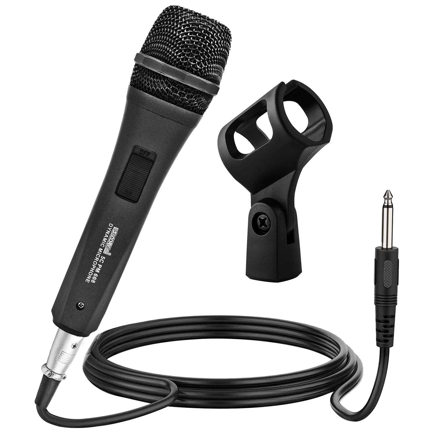 BLACK Dynamic Cardioid Handheld Microphone Color