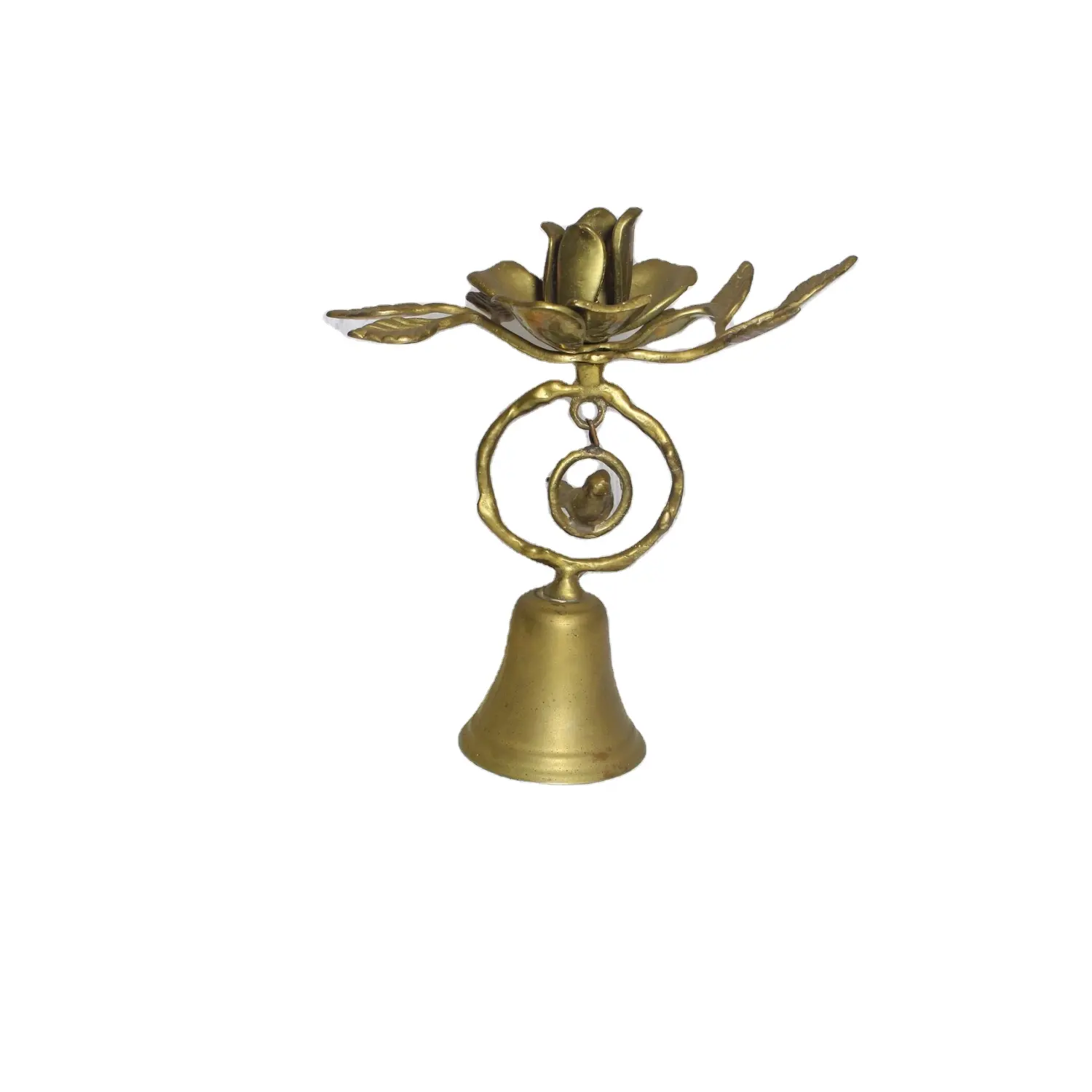 Campana de mano de campana de latón múltiple con mango de nuevo diseño Campana de metal de nueva apariencia Elegante para suministros de oficina a un precio razonable