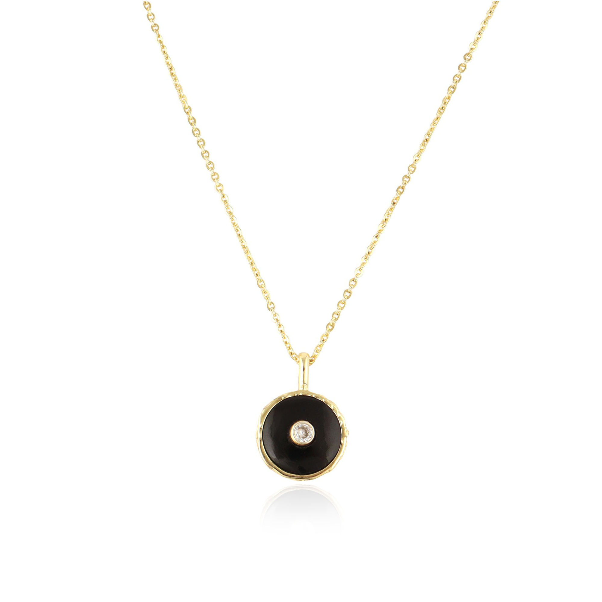 Black Onyx & White CZ