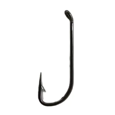 Wholesale Top Selling Premium Quality Limerick Hook Forged Ring Black Nickel Model No.1935 Size No.3/0 Seasonal Fishing Hooks