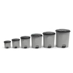 Surya homeware תפר פחי דוושה עם פנימי דלי דוושת הרגל מאפשר מבצע דיבורית