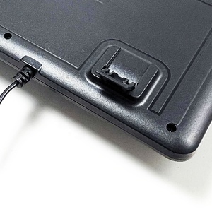 Teclado USB ergonómico Chocolate Keycap Nuevo diseño de perfil bajo con tecla AI para Windows PC Membrana Estilo de operación