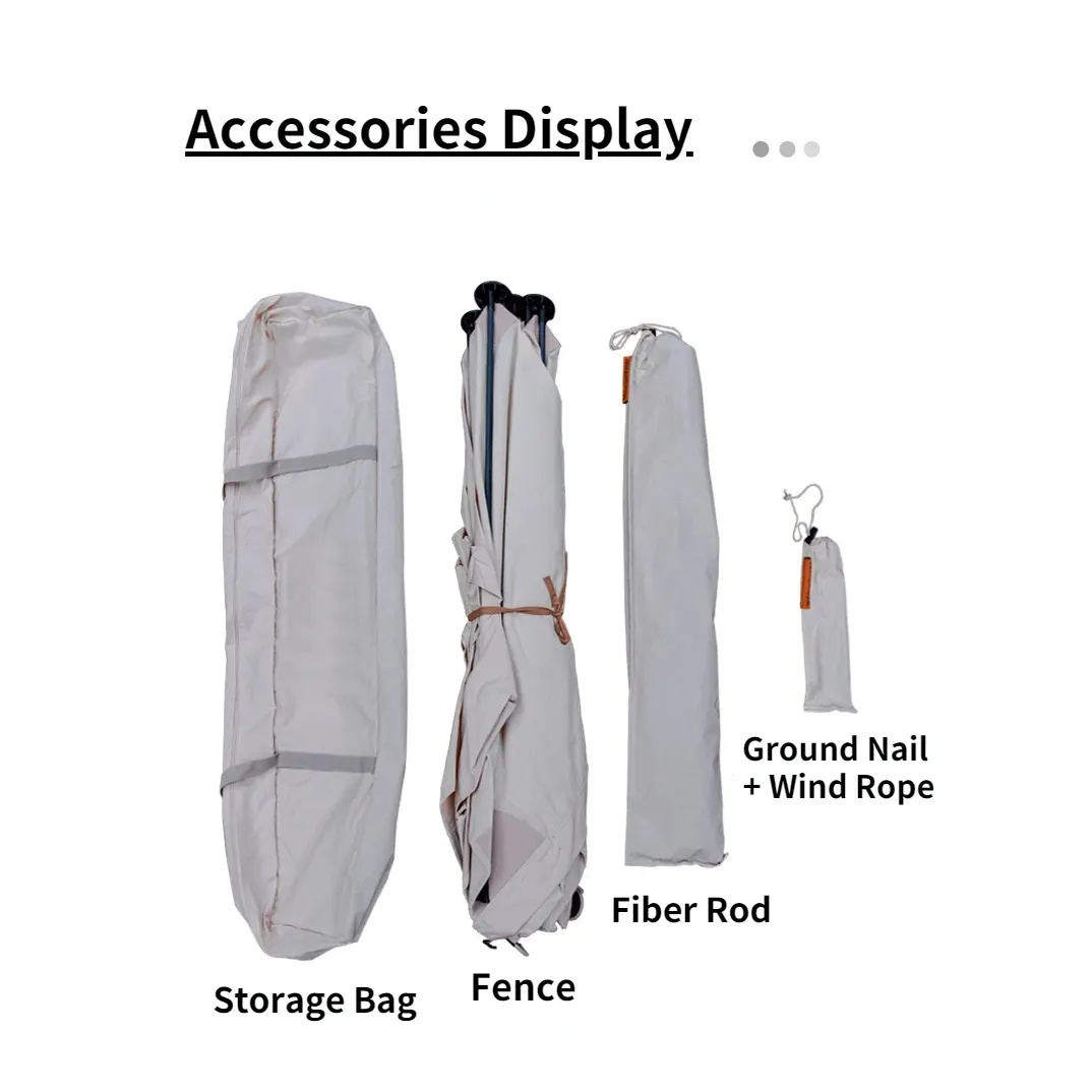 Neues Design Zelt Windschutz für Camping maßge schneiderte Logo Familie Outdoor Strand Camping Wind jacke