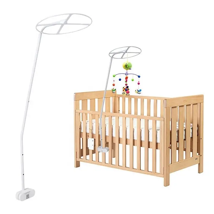 Grand dôme suspendu lit auvent moustiquaire moustiquaire pour lit, ensemble de support de moustiquaire pour lit de bébé berceau