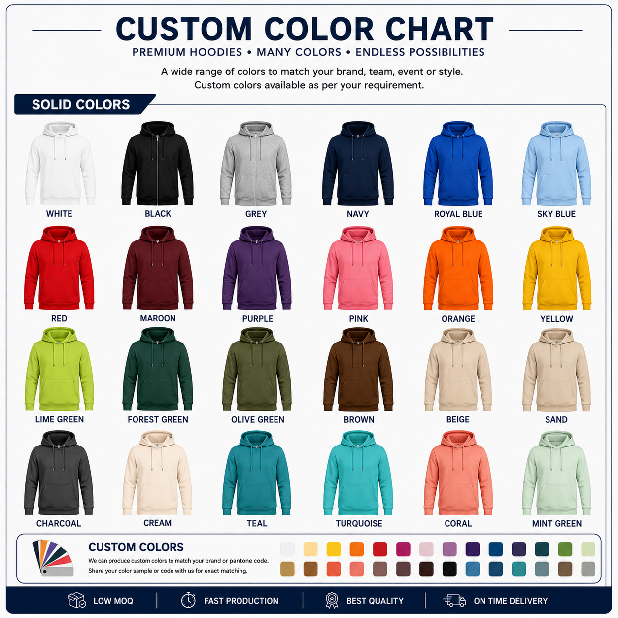Custom Color Chart