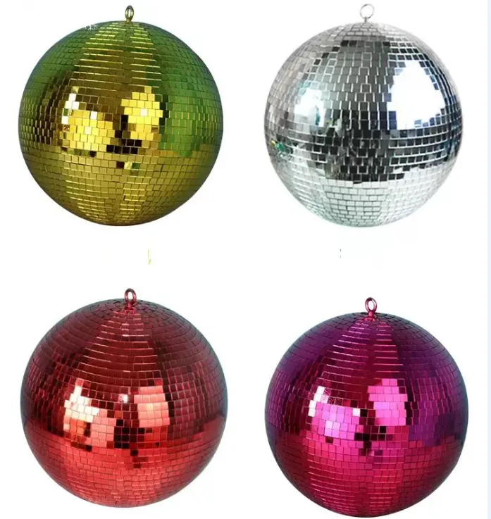 Hot Selling Party Dekoration 3cm 4cm 5cm 6cm 8cm 10cm Farben Schaum billig Weihnachts spiegel Ball Disco