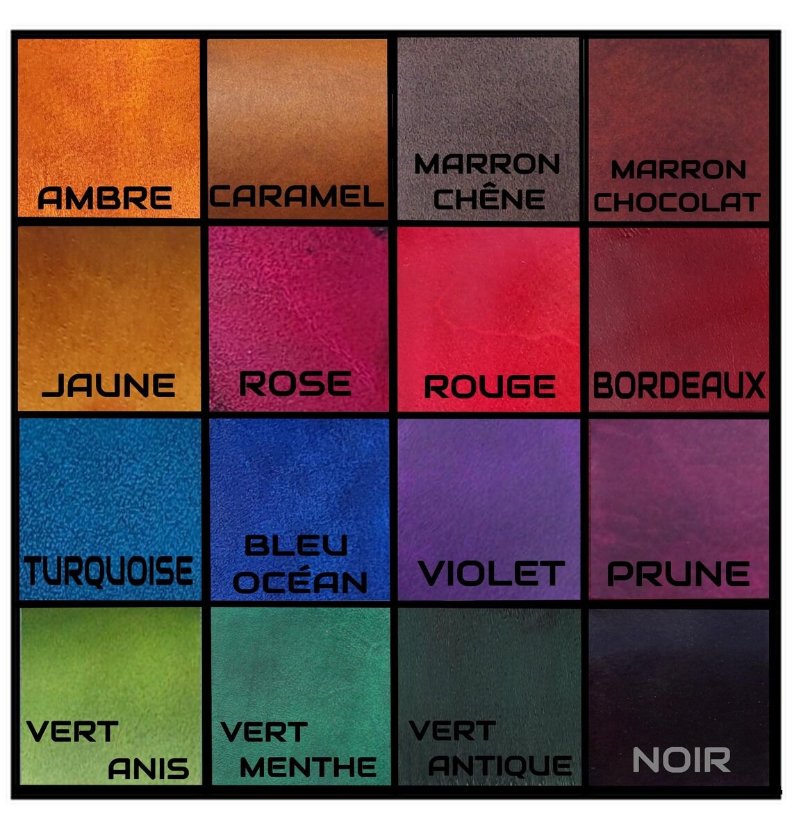 Plusieurs couleurs disponibles