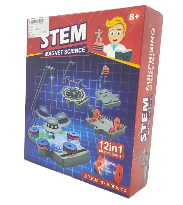 S.T.E.M. Magnet Science gioco magnete 12 in 1