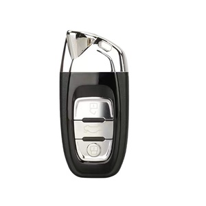 İsteğe bağlı Metal logolu arkadaki lam-borghin mektubu için yüksek kaliteli 3 düğmeli anahtar akıllı kart değiştirme kılıfı kabuk - Product Image 2