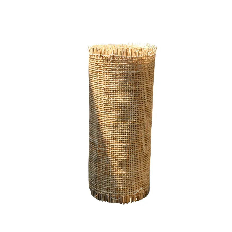 Rolo de rattan de cana de tecelagem sintética ecológica artesanal mais vendido com preço baixo
