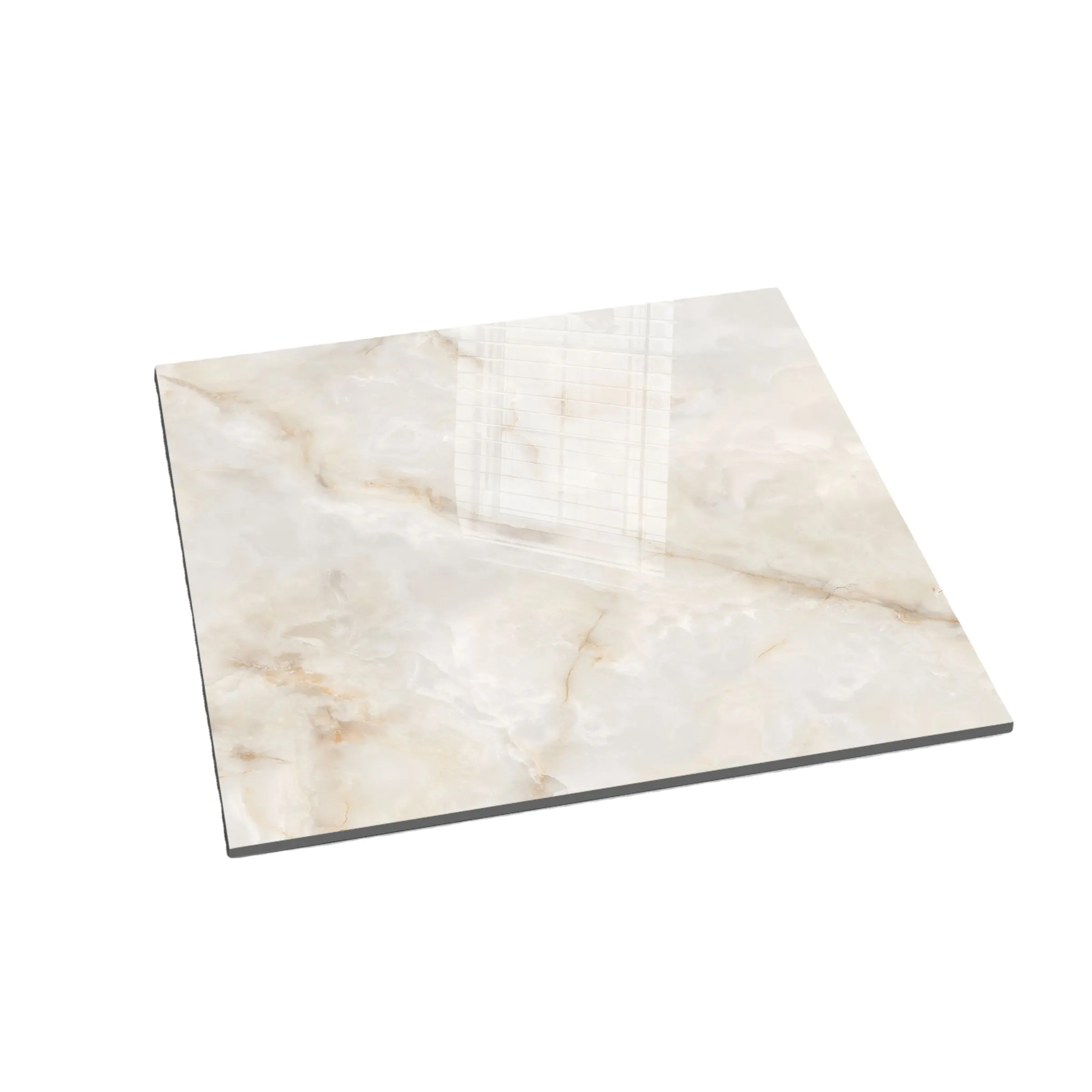 High quality cheap ceramic floor tile Glaze polished white 600x600 ceramic marble look porcelain tile for floor