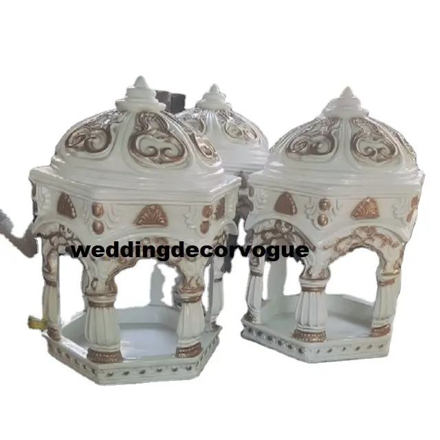 Statue en fibre mariage Mandap Design Banquet indien fête de mariage événement décoration Mandir Mandap personnalisé IN;10122740