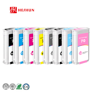 Heshun 8 Color 130ML <strong>HP</strong> 70 Compatible Ink Cartridge With Dye Ink for <strong>Hp</strong> Designjet Z2100/Z5200/Z3100/Z3200/5400 Printers - Product Image 1