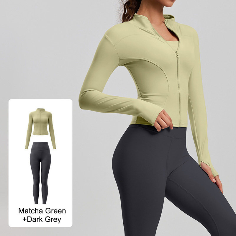 Matcha Green+Dark Grey