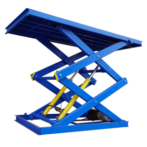 Plataforma de acero de tijera fija nivelador de muelle hidráulico para operaciones de carga eficientes - Product Image 4
