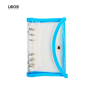 Custom A6 Clear Plastic Cover School Office Binder Refillable Notepad Custom Journal <strong>Notebook</strong> - Product Image 1