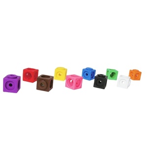 Montessori eğitici oyuncak Set 500 adet matematik manipülatif DIY blok ve Model bina için yaşları 5-7 yıl - Product Image 1